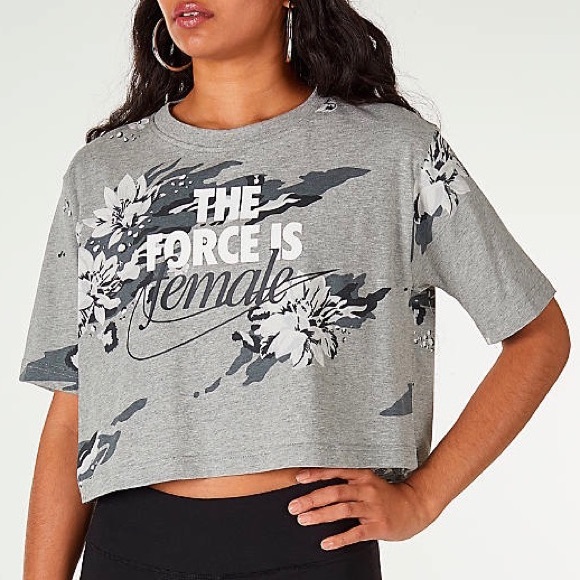 the force is female nike shirt